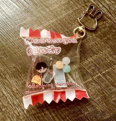 gsgw Candy Bag Keychain (front)